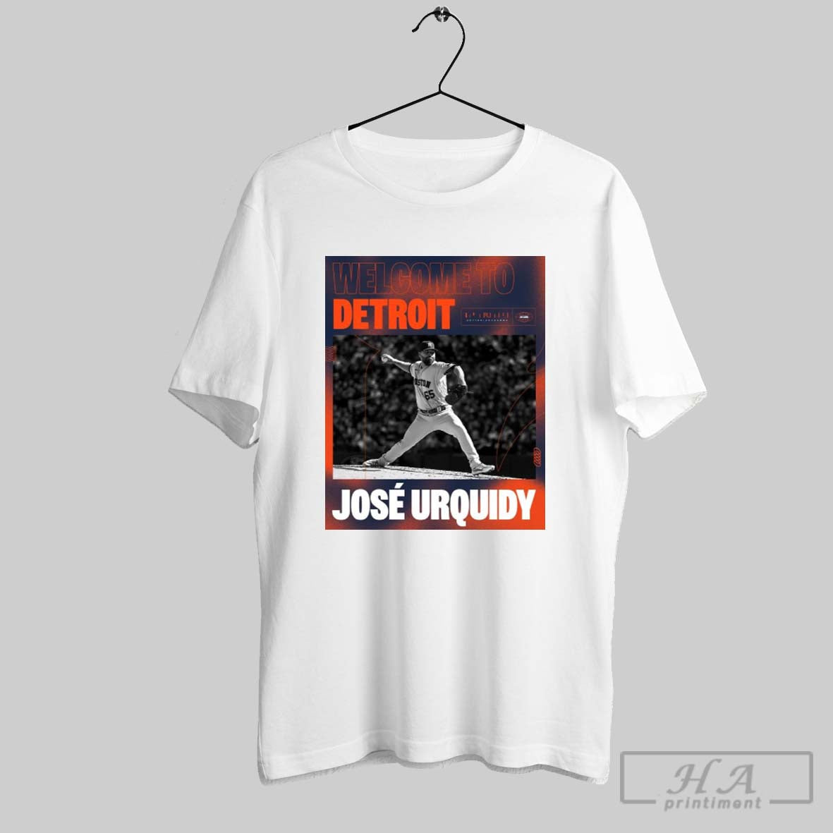 Poster The Detroit Tigers Mlb Have Signed Rhp Jose Urquidy To A One Year Contract For The 2025 Season T Shirt