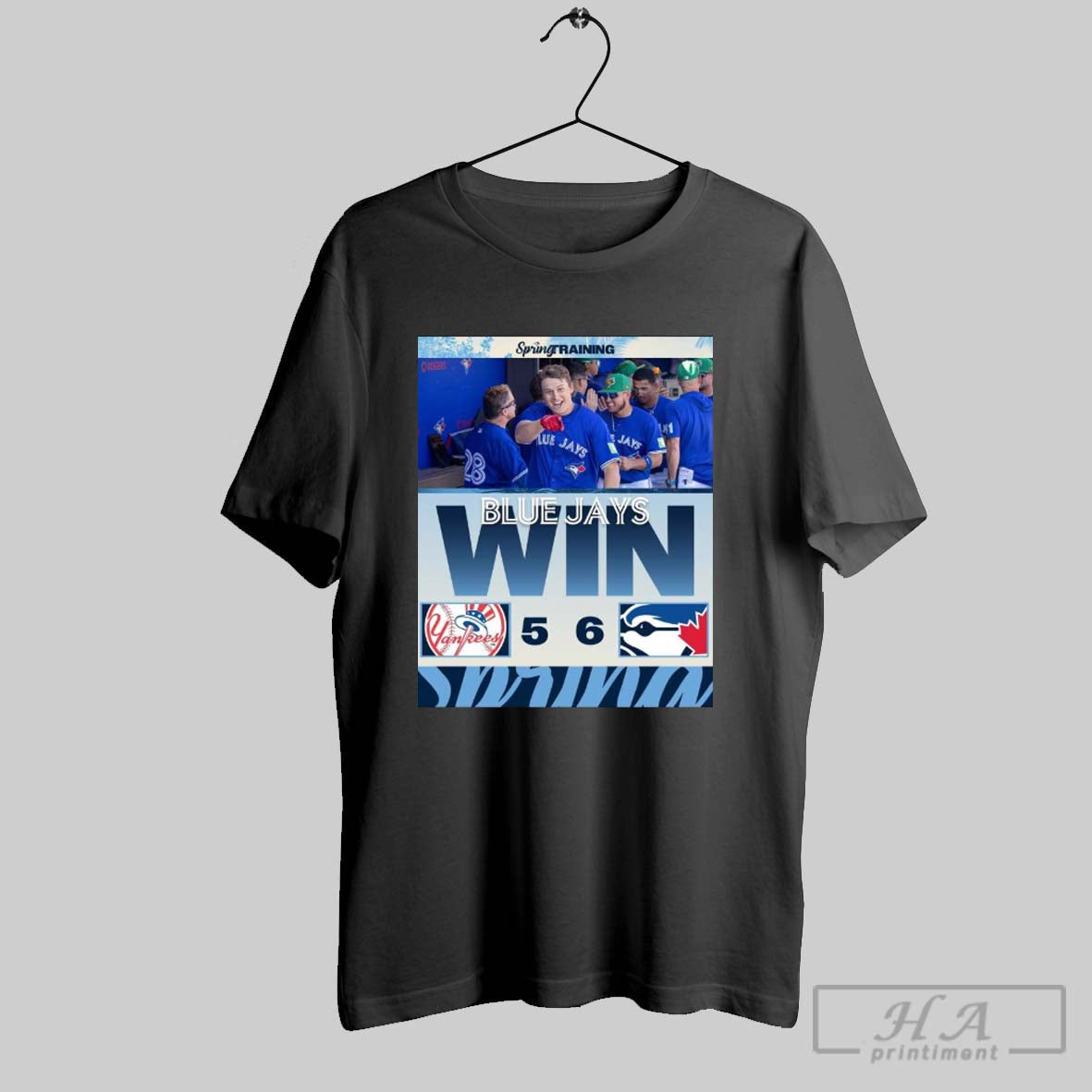Poster Toronto Blue Jays Win 6 5 New York Yankees Final Score March 17 2025 Mlb Spring Training T Shirt