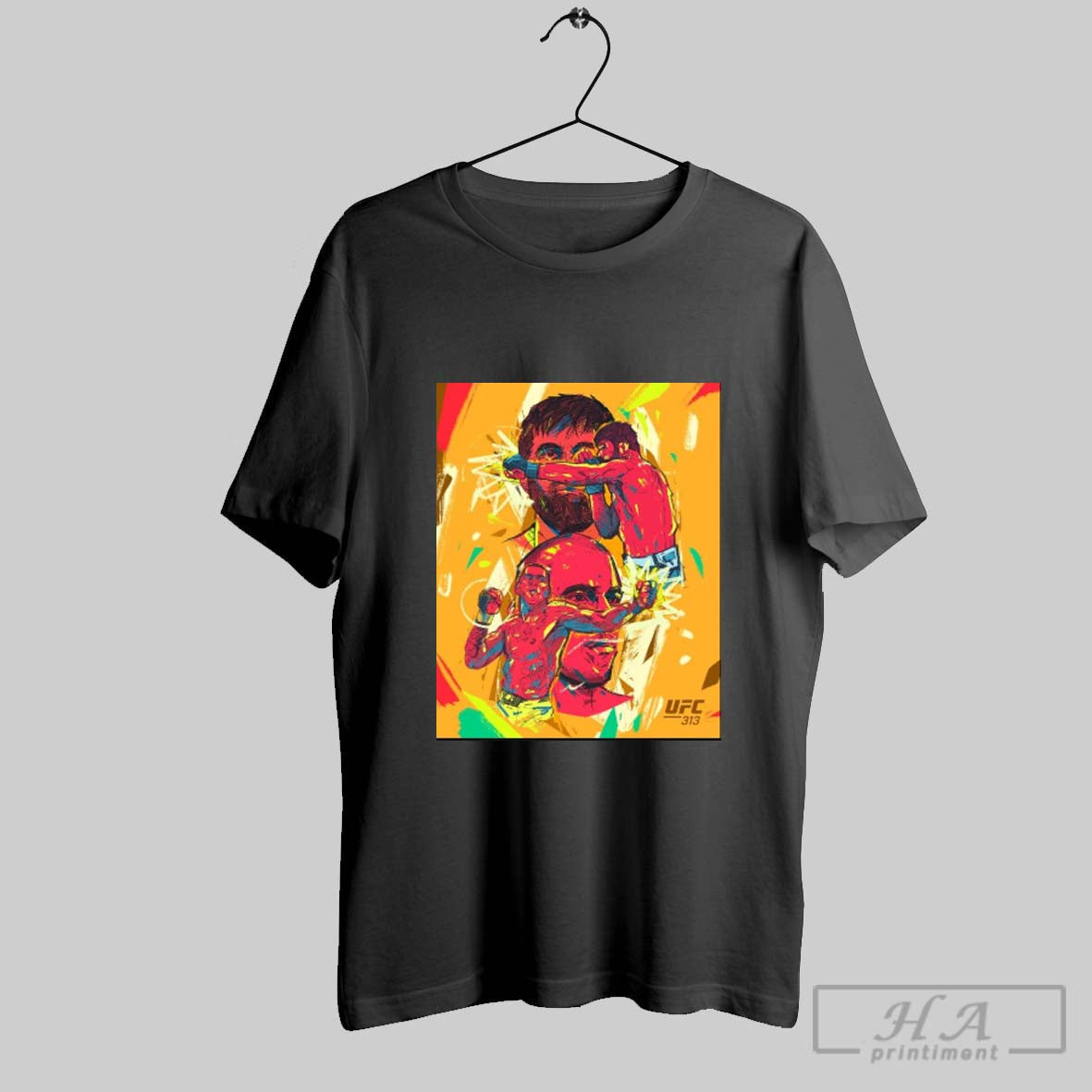 Poster Ufc 313 Alex Pereira Vs Magomed Ankalaev World Light Heavyweight Mar 8 2025 Artist Series T Shirt