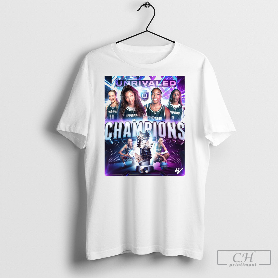 Rose Basketball Club Wins The First Ever Unrivaled Championship 2025 Poster T Shirt