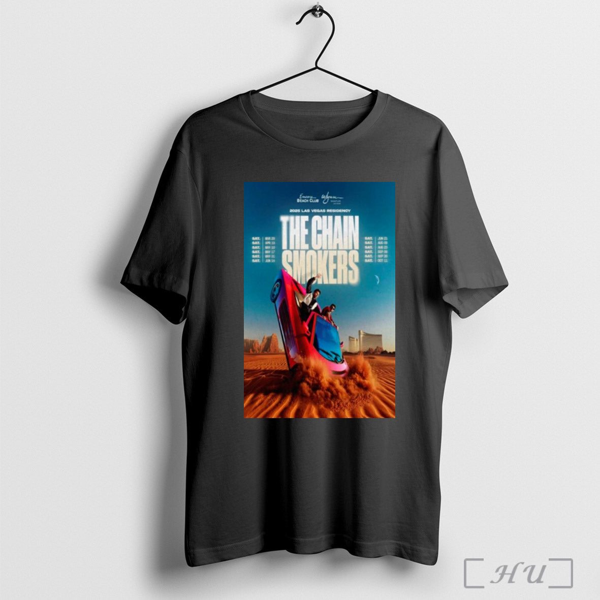 The Chainsmokers 2025 Las Vegas Residency Tour Poster T Shirt Sweatshirt