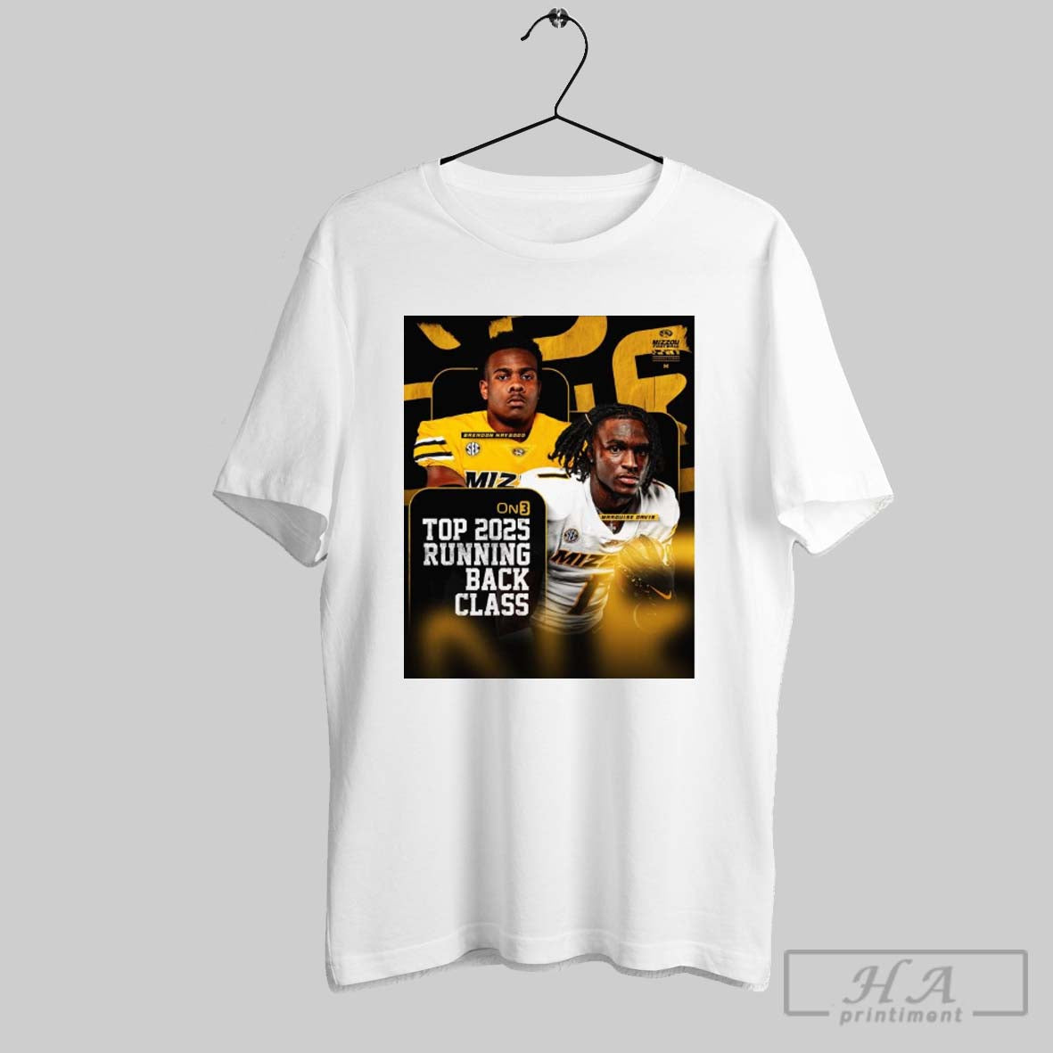 Top 2025 Running Back Class Brendon Haygood Marquise Davis Missouri Tigers Football Poster T Shirt