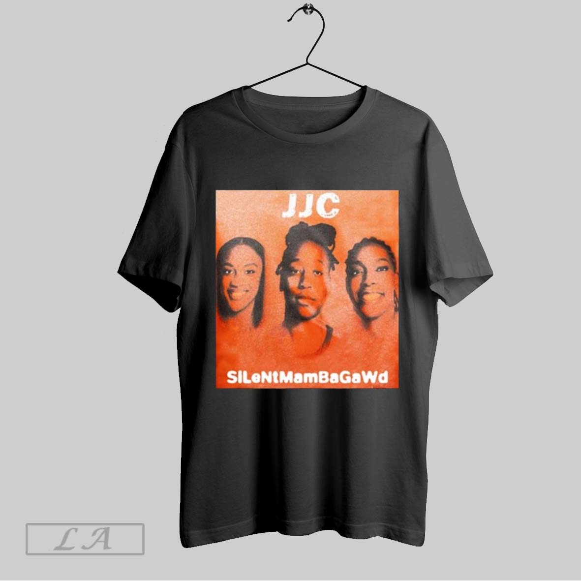 Top Aja Wilson Wearing Jackie Young Jewell Loyd And Chelsea Gray Jjc Silentmambagawd Poster T Shirt Sweatshirt Hoodie Shirt