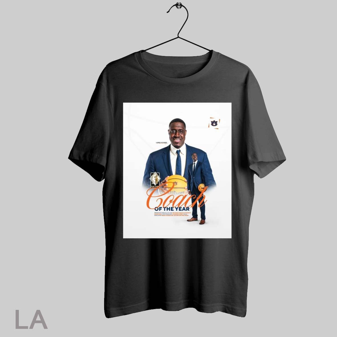 Top Auburn Tigers Larry Vickers Has Been Named The Winner Of The 2025 Kay Yow Coach Of The Year Award T Shirt Sweatshirt Hoodie Shirt