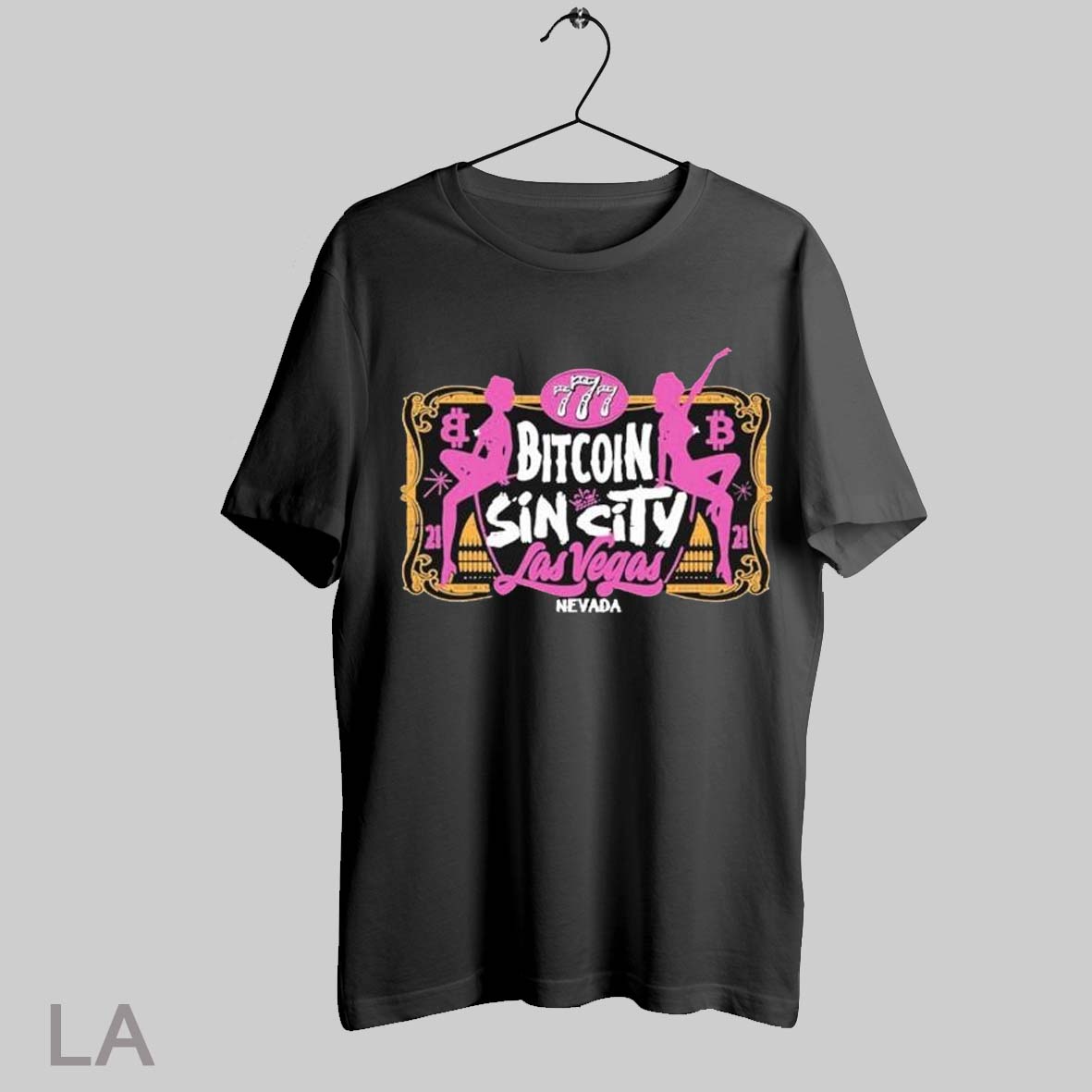 Top Bitcoin Sin City Las Vegas Nevada 777 T Shirt Sweatshirt Hoodie Shirt