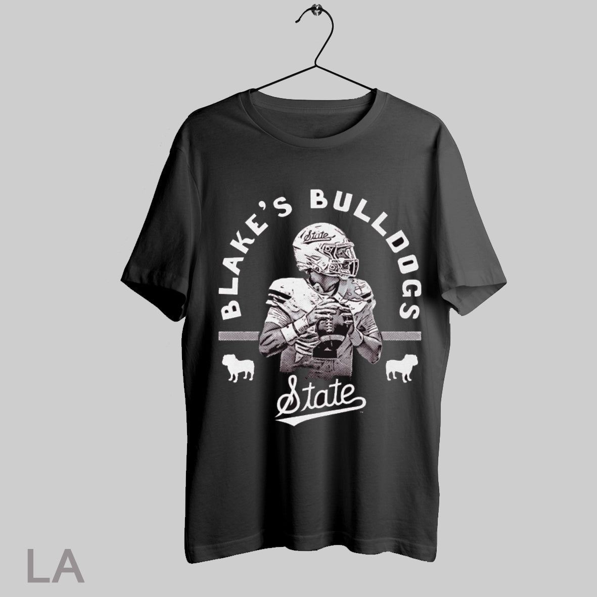 Top Blake Shapen Blakes Bulldogs Mississippi State Bulldogs Football Maroon T Shirt Sweatshirt Hoodie Shirt