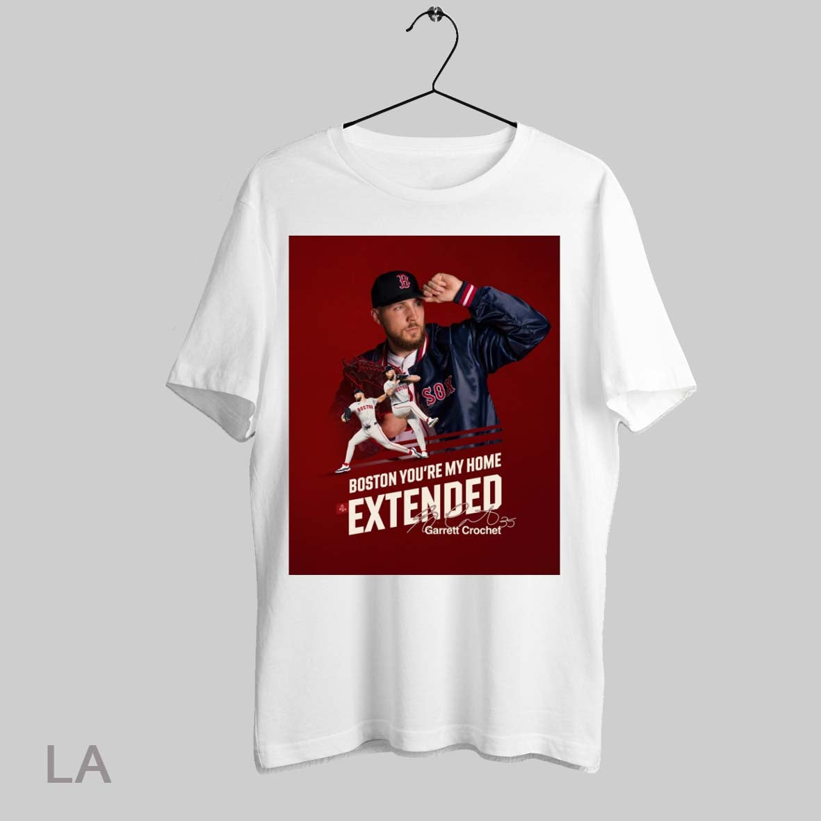 Top Boston Red Sox Boston Youre My Home Extended Garrett Crochet Signature Poster T Shirt Sweatshirt Hoodie Shirt