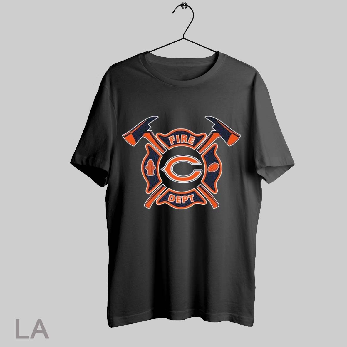 Top Chicago Bears Fire Dept Firefighter T Shirt Sweatshirt Hoodie Shirt