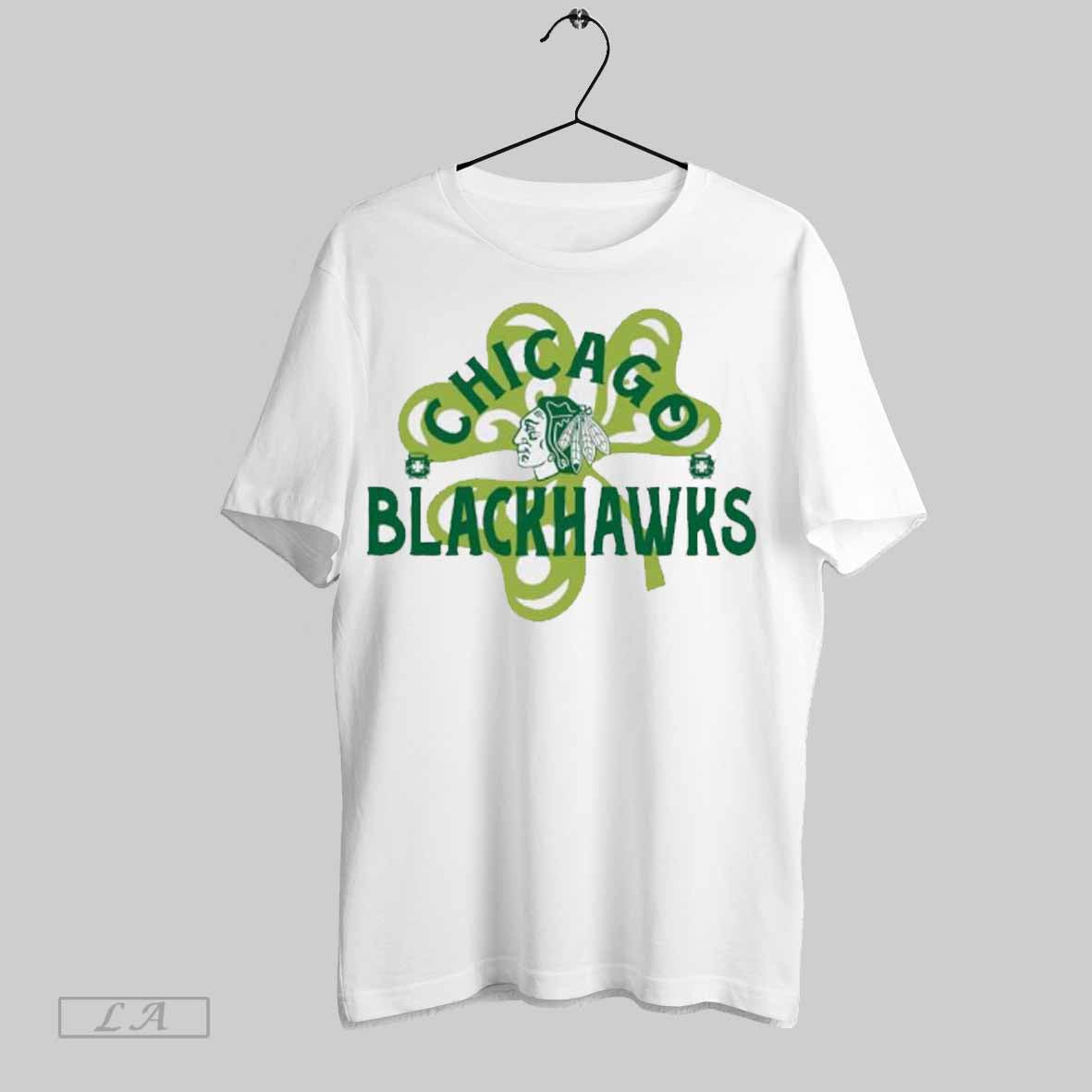 Top Chicago Blackhawks Levelwear White St Patricks Day Richmond Shamrock T Shirt Sweatshirt Hoodie Shirt