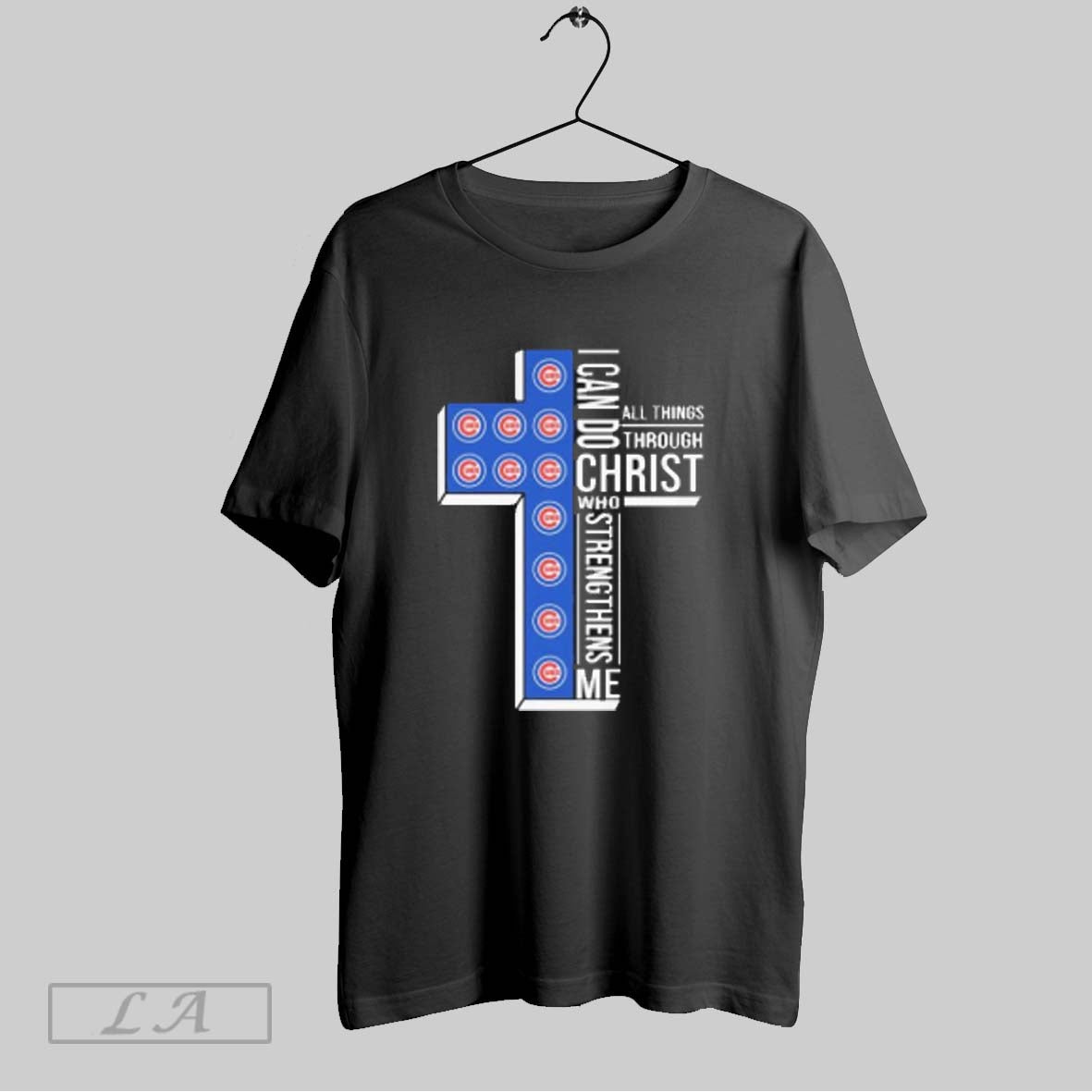 Top Chicago Cubs I Can All Things Through Christ Who Strengthens Me T Shirt Sweatshirt Hoodie Shirt
