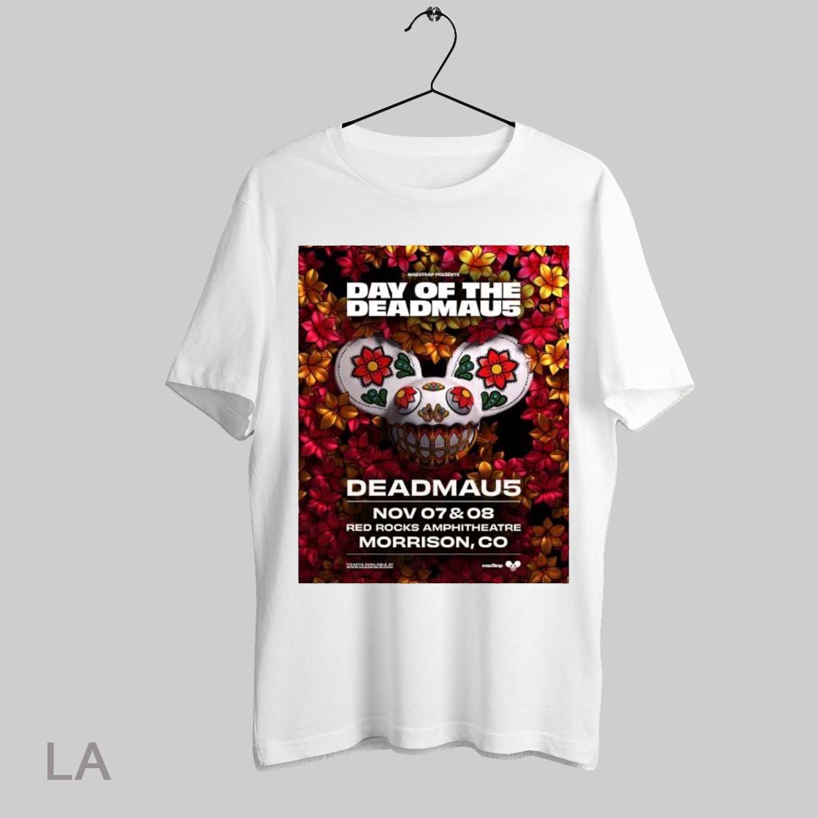 Top Day Of The Deadmau5 Nov 7 8 2025 Red Rocks Amphitheatre Morrison Co T Shirt Sweatshirt Hoodie Shirt
