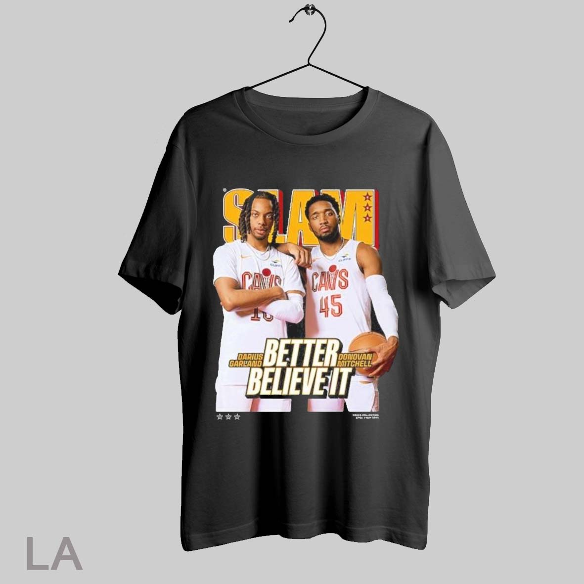 Top Donovan Mitchell Darius Garland Cleveland Cavaliers Slam Unisex April May 2025 Cover Graphic T Shirt Sweatshirt Hoodie Shirt