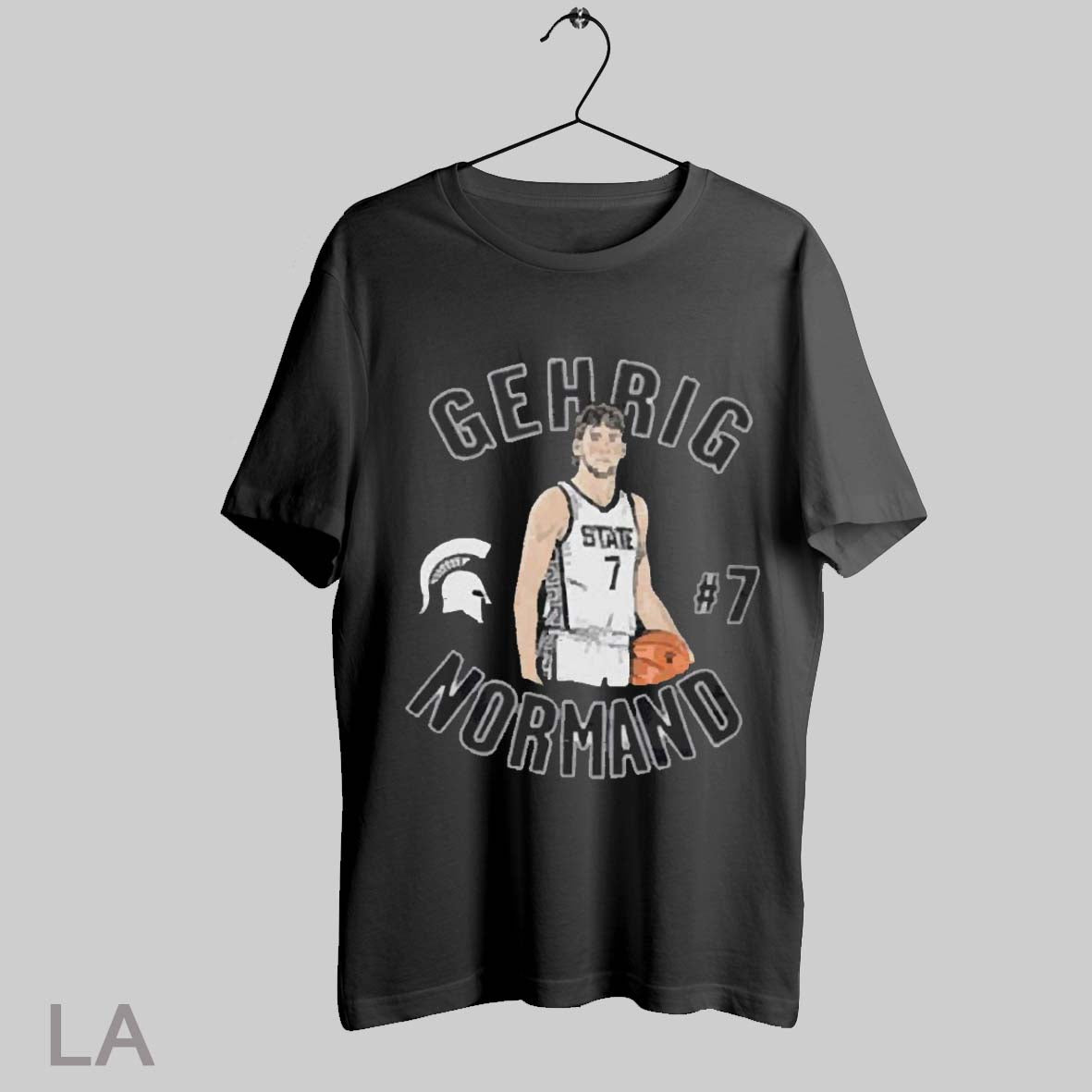 Top Gehrig Normand Msu Mens Basketball Illustrated Cartoon 2025 T Shirt Sweatshirt Hoodie Shirt