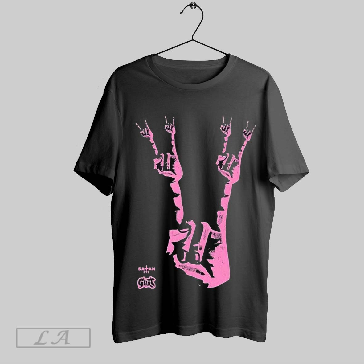 Top Gurt Satan Etc Black Heart Show Hand T Shirt Sweatshirt Hoodie Shirt