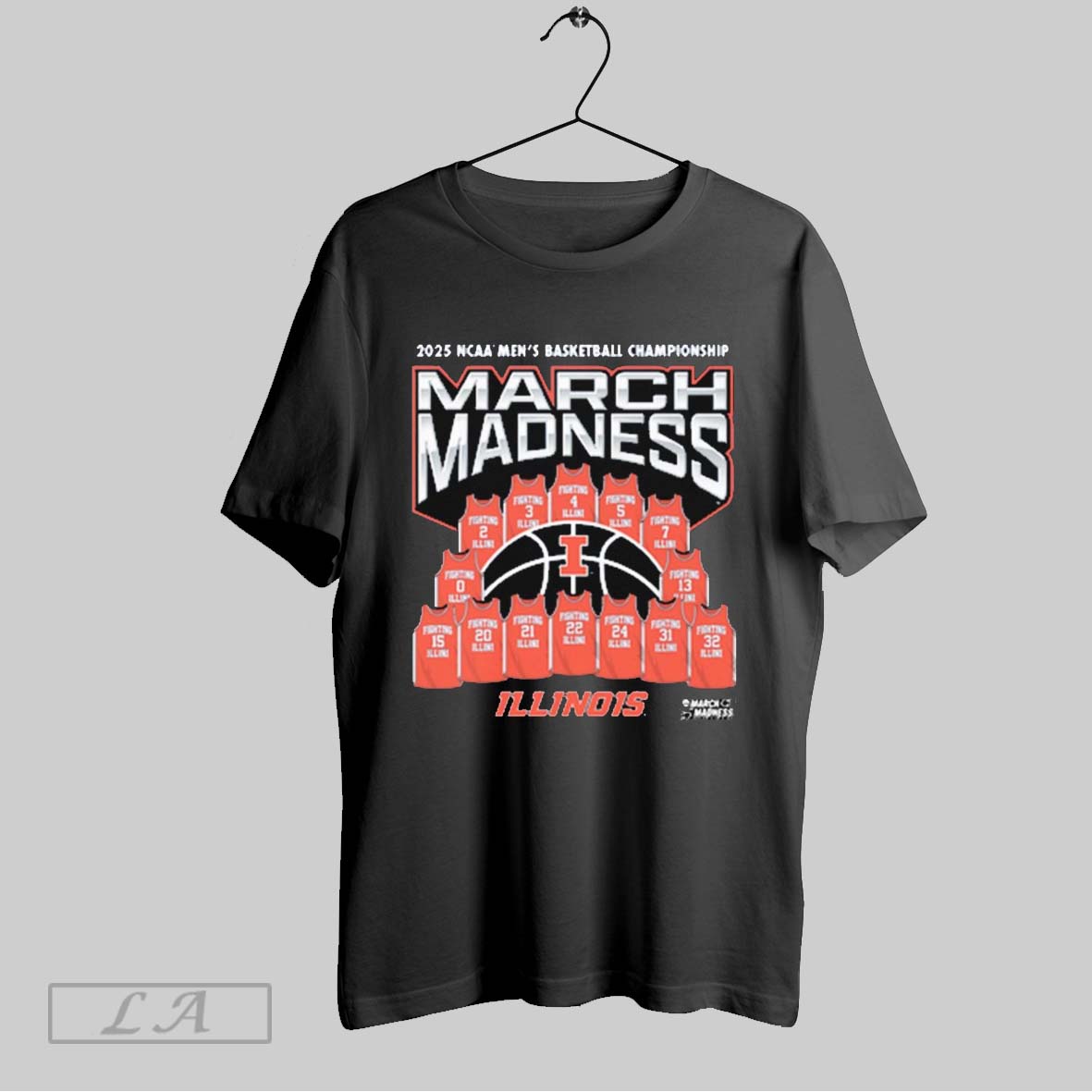 Top Illinois Fighting Illini Ncaa 2025 Division I Mens Basketball Championship Jersey March Madness T Shirt Sweatshirt Hoodie Shirt