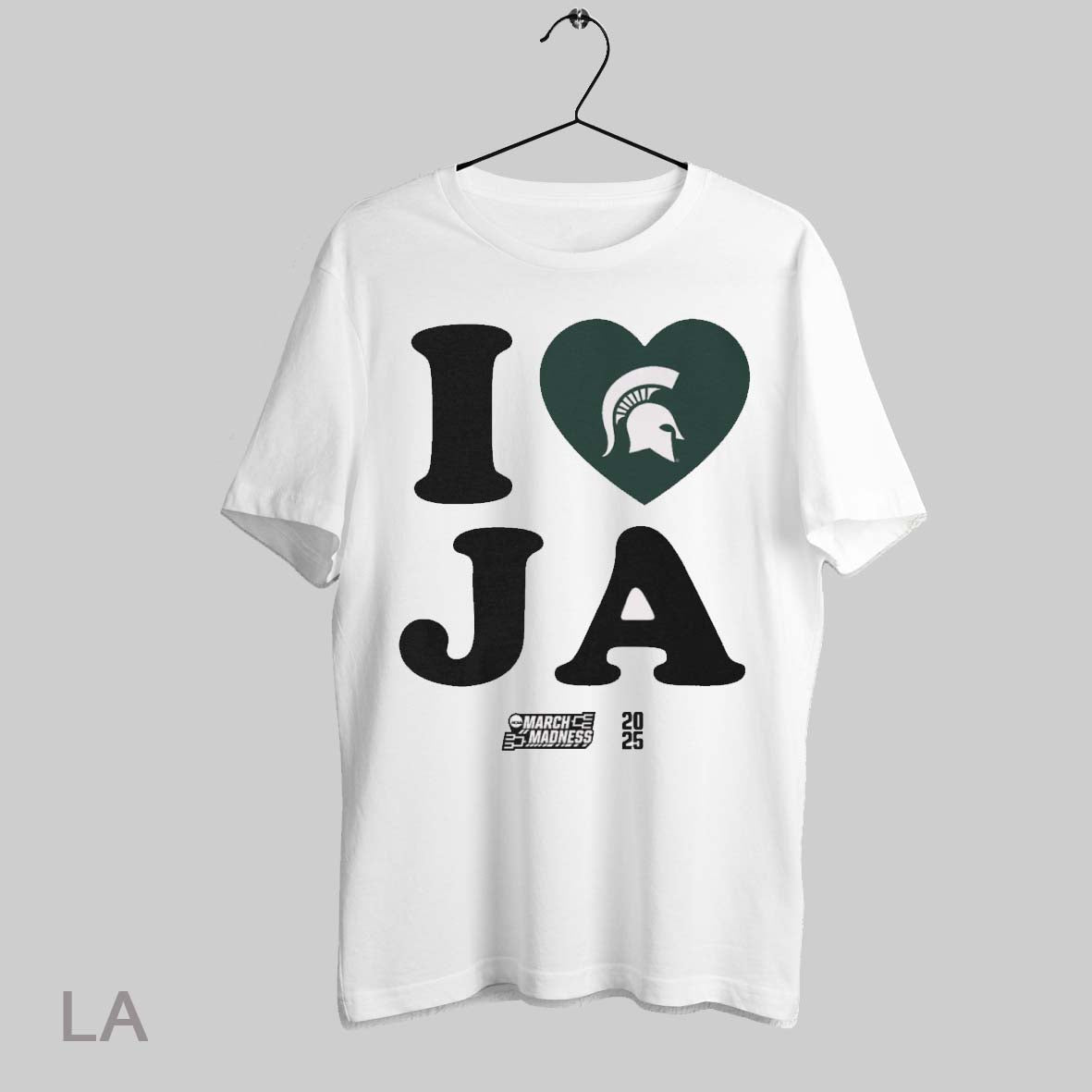 Top Jaden Akins I Heart Ja Michigan State Spartans Basketball Ncaa March Madness 2025 T Shirt Sweatshirt Hoodie Shirt