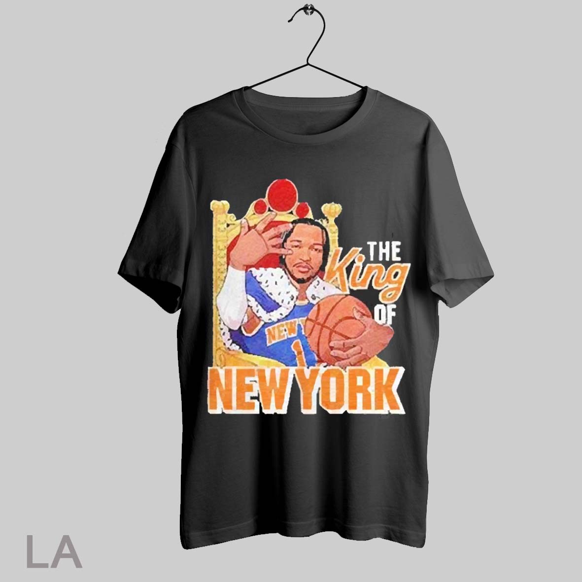 Top Jalen Brunson New York Knicks The King Of New York 2025 T Shirt Sweatshirt Hoodie Shirt
