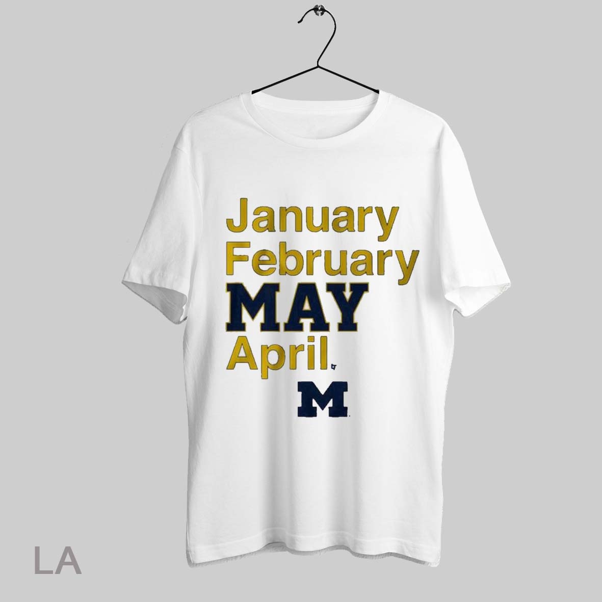 Top January February May April Michigan Wolverines Basketball Ncaa 2025 T Shirt Sweatshirt Hoodie Shirt
