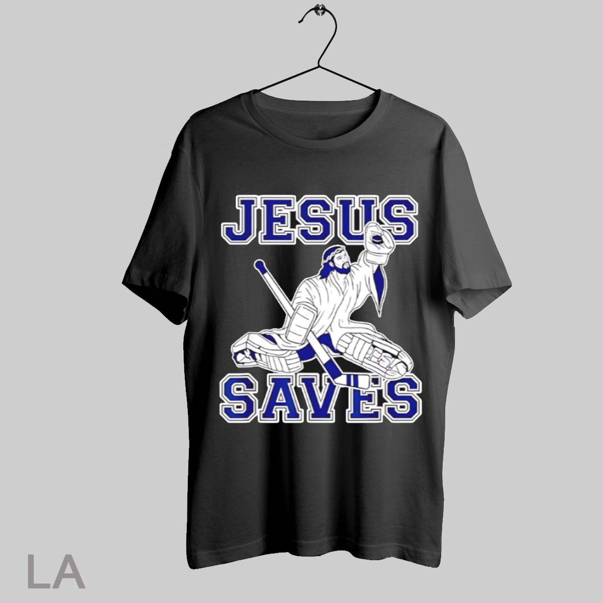 Top Jesus Saves Hockey Goalie Religious Christian Funny Parody T Shirt Sweatshirt Hoodie Shirt