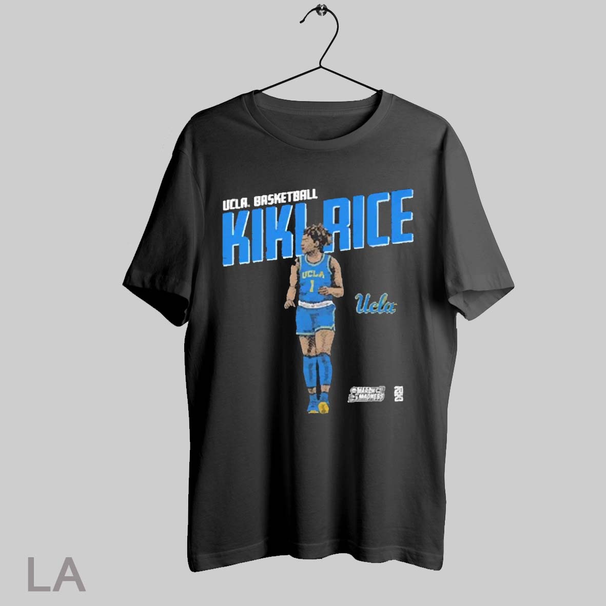 Top Kiki Rice Portrait Ucla Bruins Basketball Ncaa March Madness 2025 Graphic T Shirt Sweatshirt Hoodie Shirt