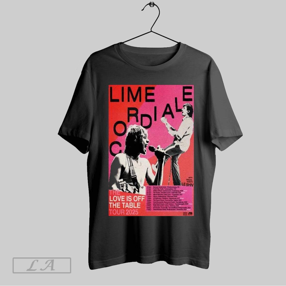 Top Lime Cordiale The Love Is Off Table Tour 2025 T Shirt Sweatshirt Hoodie Shirt