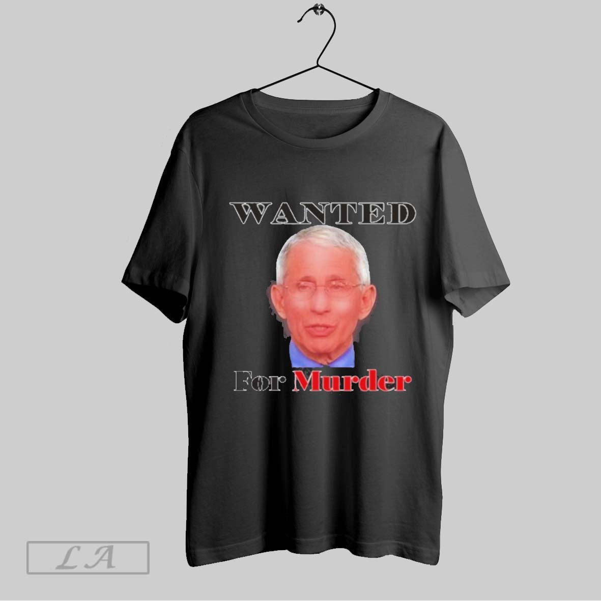 Top Liz Churchill Wearing Dr Fauci Wanted For Murder T Shirt Sweatshirt Hoodie Shirt