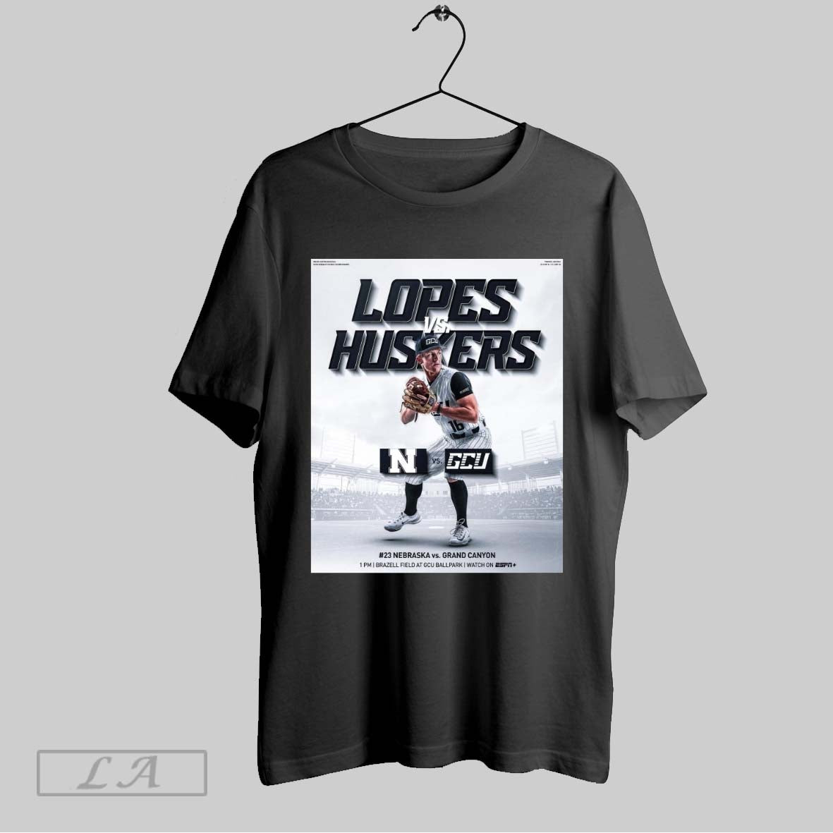 Top Lopes Vs Huskers Grand Canyon Antelopes Vs Nebraska Cornhuskers Baseball Brazell Field At Gcu Ballpark Poster T Shirt