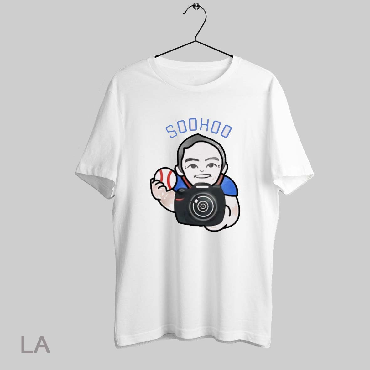 Top Los Angeles Dodgers Team Photographer Jon Soohoo Cartoon Painting T Shirt Sweatshirt Hoodie Shirt