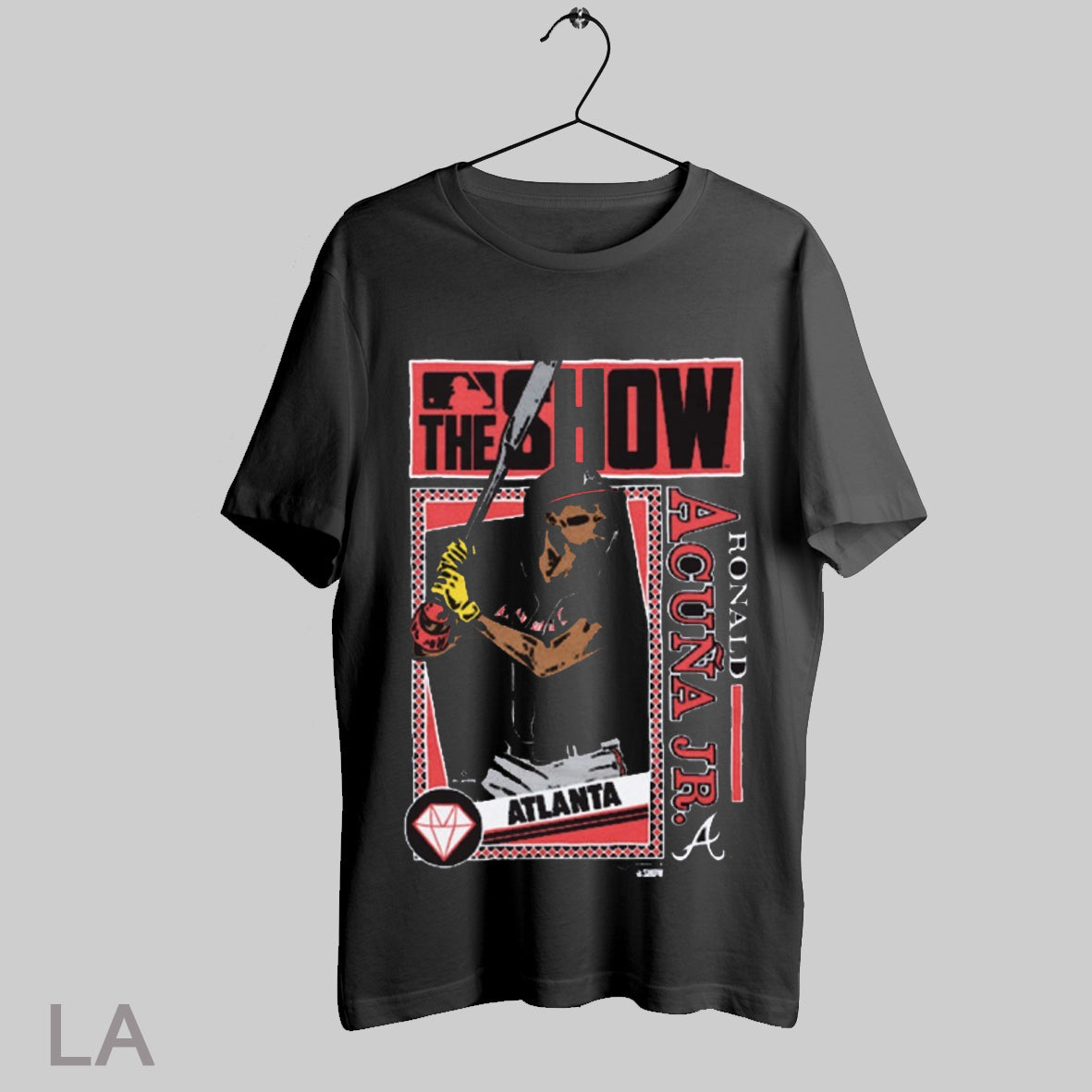 Top Mlb The Show Ronald Acuna Jr Atlanta Braves 2025 T Shirt Sweatshirt Hoodie Shirt