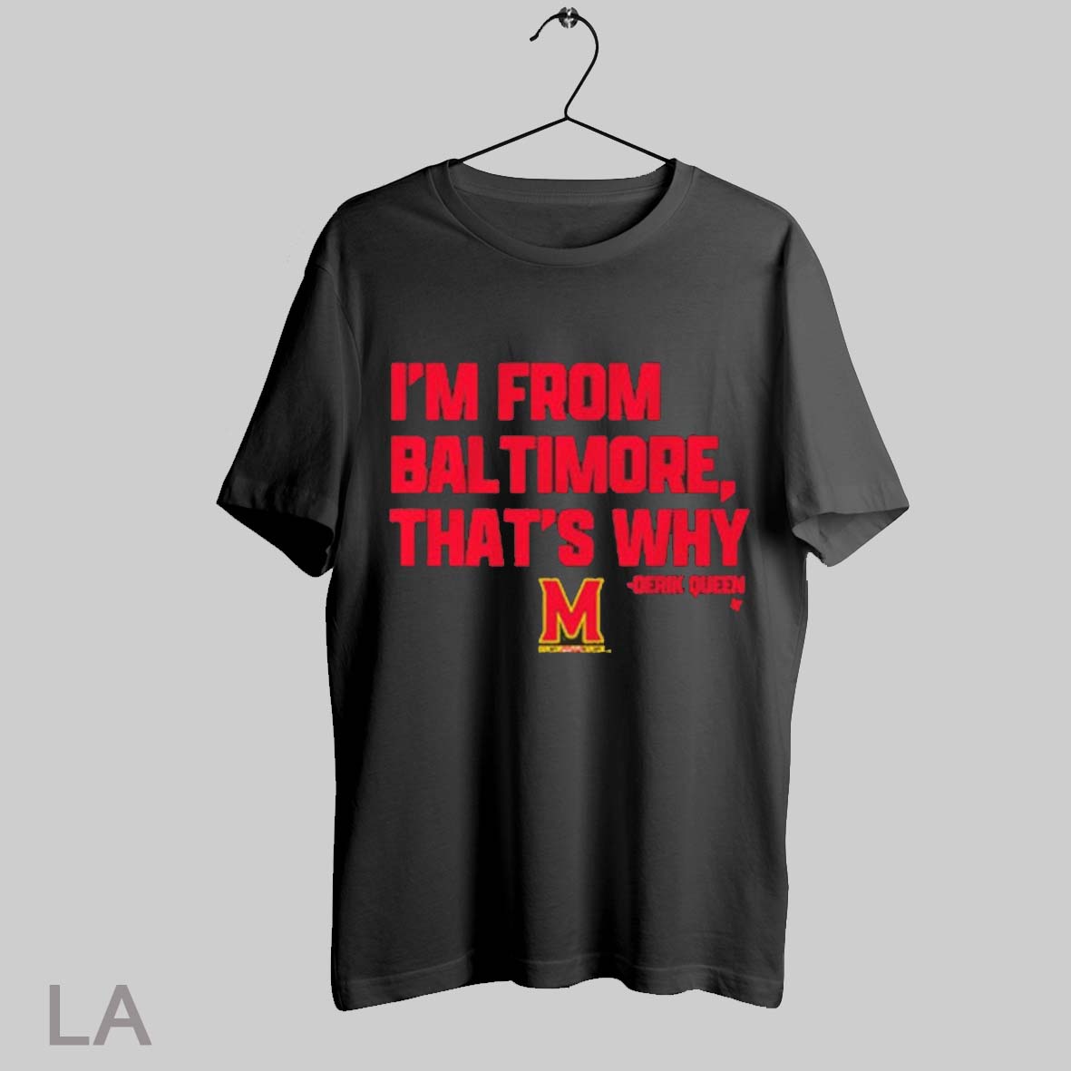 Top Maryland Basketball Derik Queen Im From Baltimore T Shirt Sweatshirt Hoodie Shirt