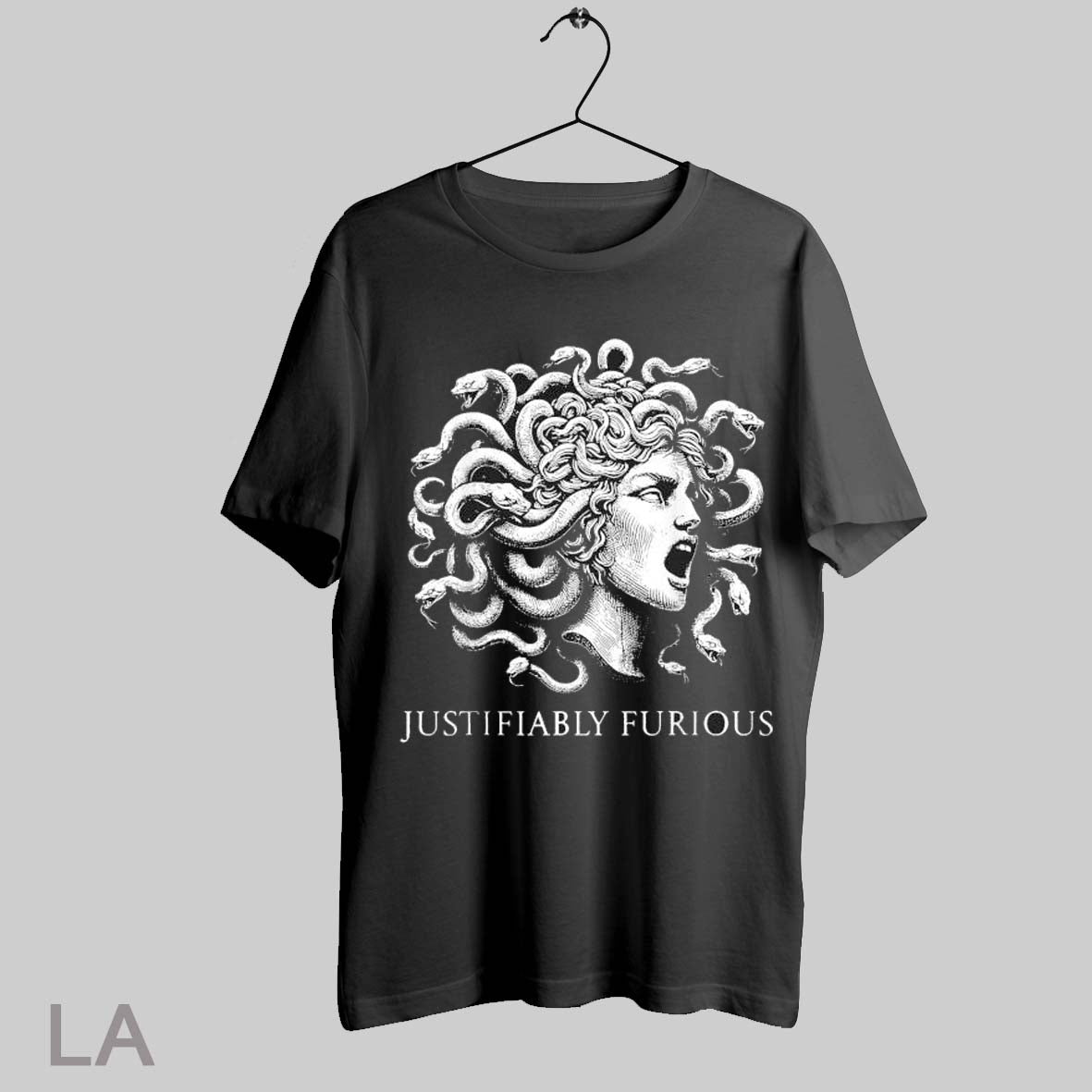 Top Medusa Justifiably Furious T Shirt Sweatshirt Hoodie Shirt