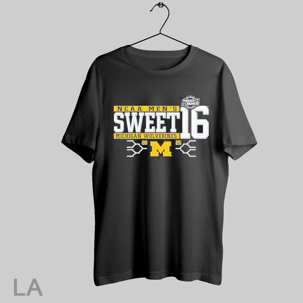 Top Michigan Wolverines Ncaa Mens Sweet 16 March Madness 2025 T Shirt Sweatshirt Hoodie Shirt