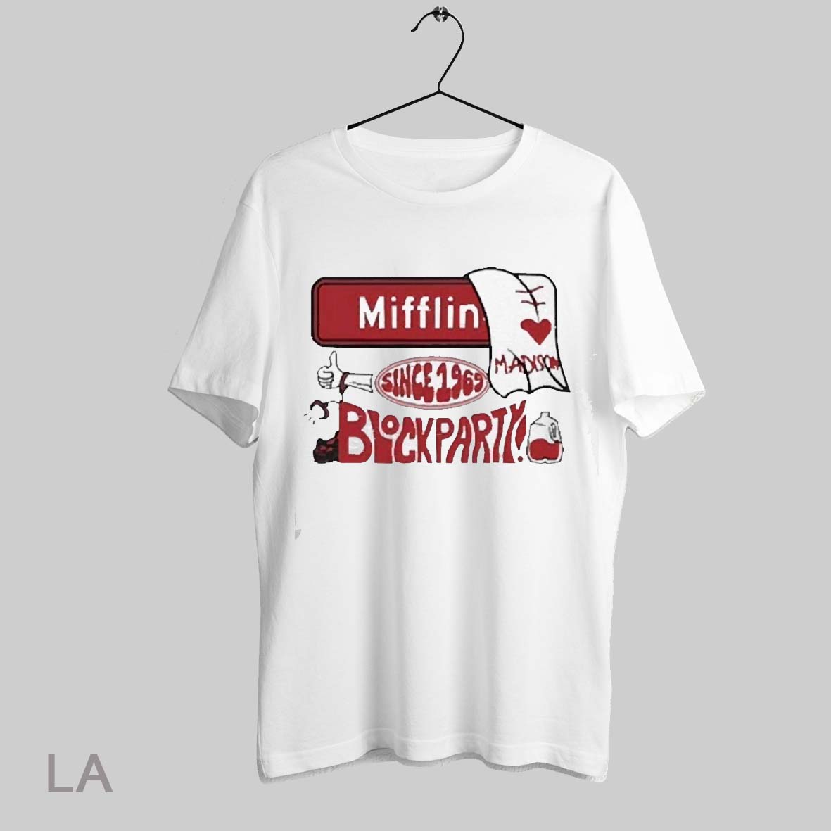 Top Mifflin St Block Party Madison Since 1969 T Shirt Sweatshirt Hoodie Shirt