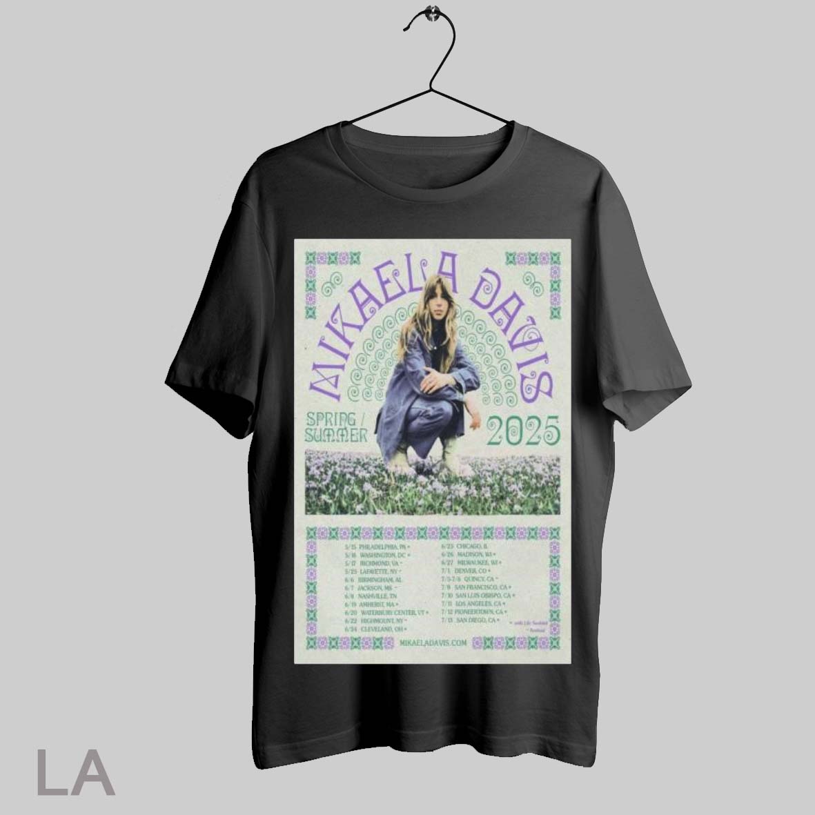 Top Mikaela Davis Spring Summer 2025 Event 5 15 Philadelphia Pa 5 16 Washington Dc 5 17 Richmond Va Poster Graphic T Shirt Sweatshirt Hoodie Shirt