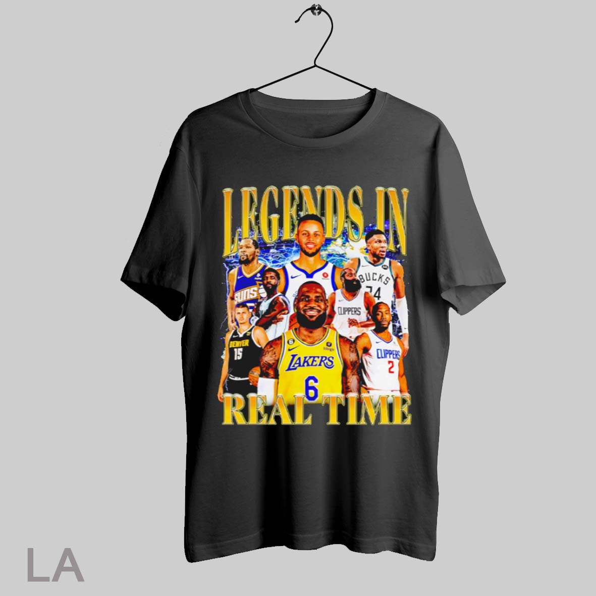 Top Nba Legends In Real Time Graphic T Shirt Sweatshirt Hoodie Shirt