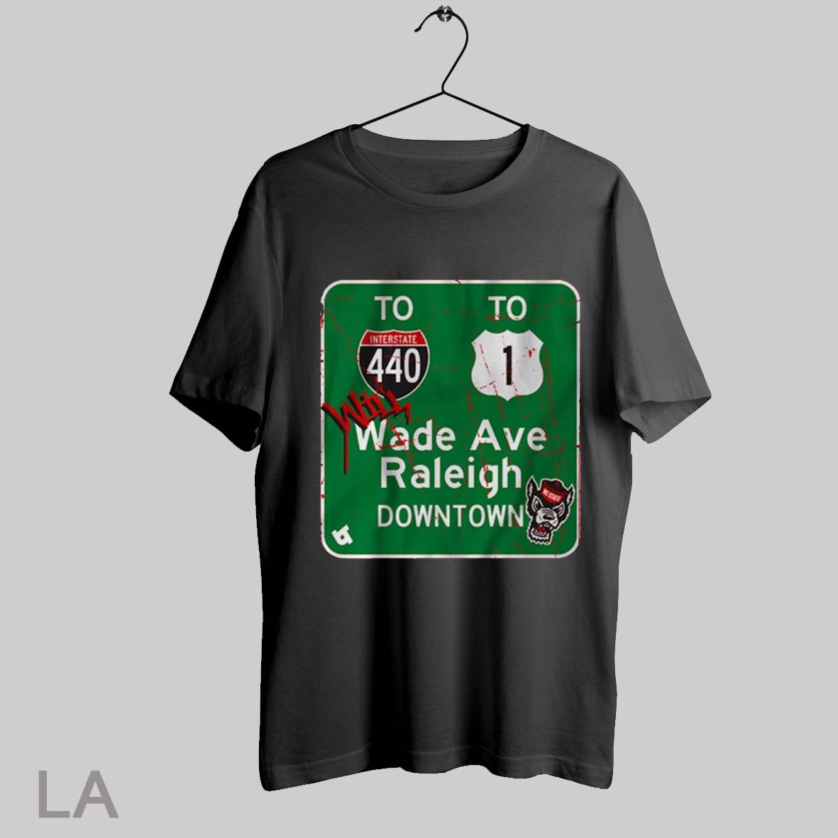 Top Nc State Wolfpack Basketball Will Wade Avenue Highway Sign Ncaa Atlantic Coast Conference T Shirt Sweatshirt Hoodie Shirt