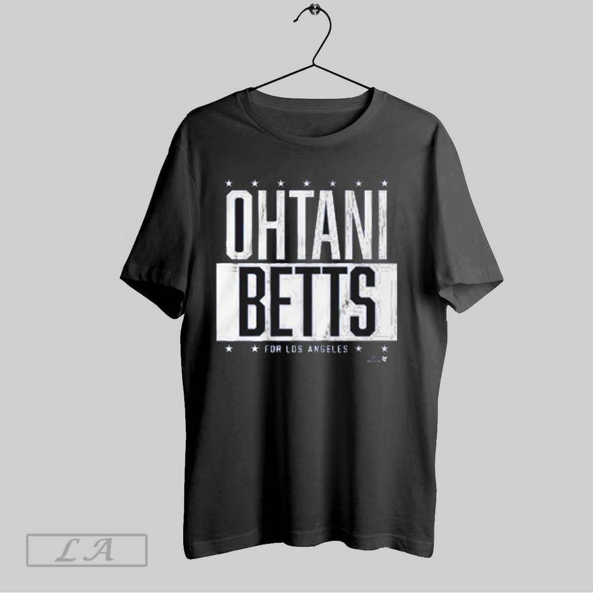 Top Ohtani Betts For Los Angeles Dodgers T Shirt Sweatshirt Hoodie Shirt