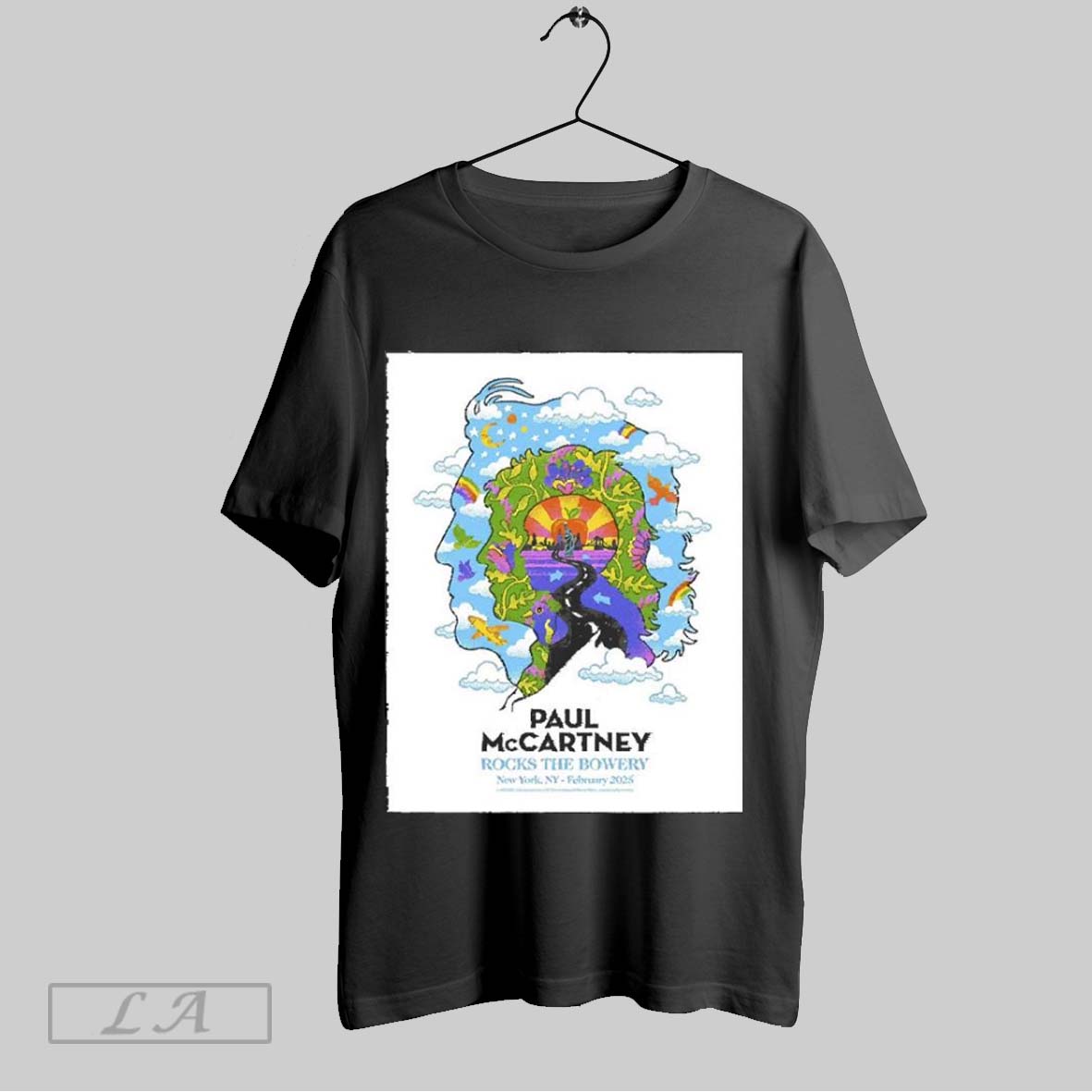Top Paul Mccartney Rocks The Bowery Poster For Surprise Show In New York At Bowery Ballroom On February 11 2025 Poste Sweatshirt T Shirt