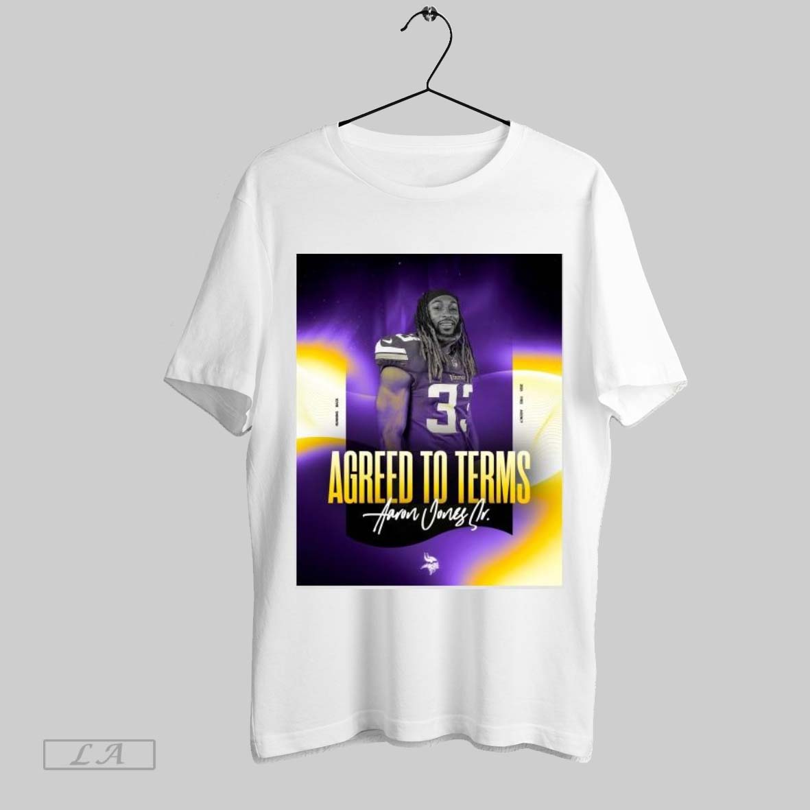 Top Poster Aaron Jones Has Agreed To Terms Minnesota Vikings Football Nfl 2025 Free Agency T Shirt Sweatshirt Hoodie Shirt