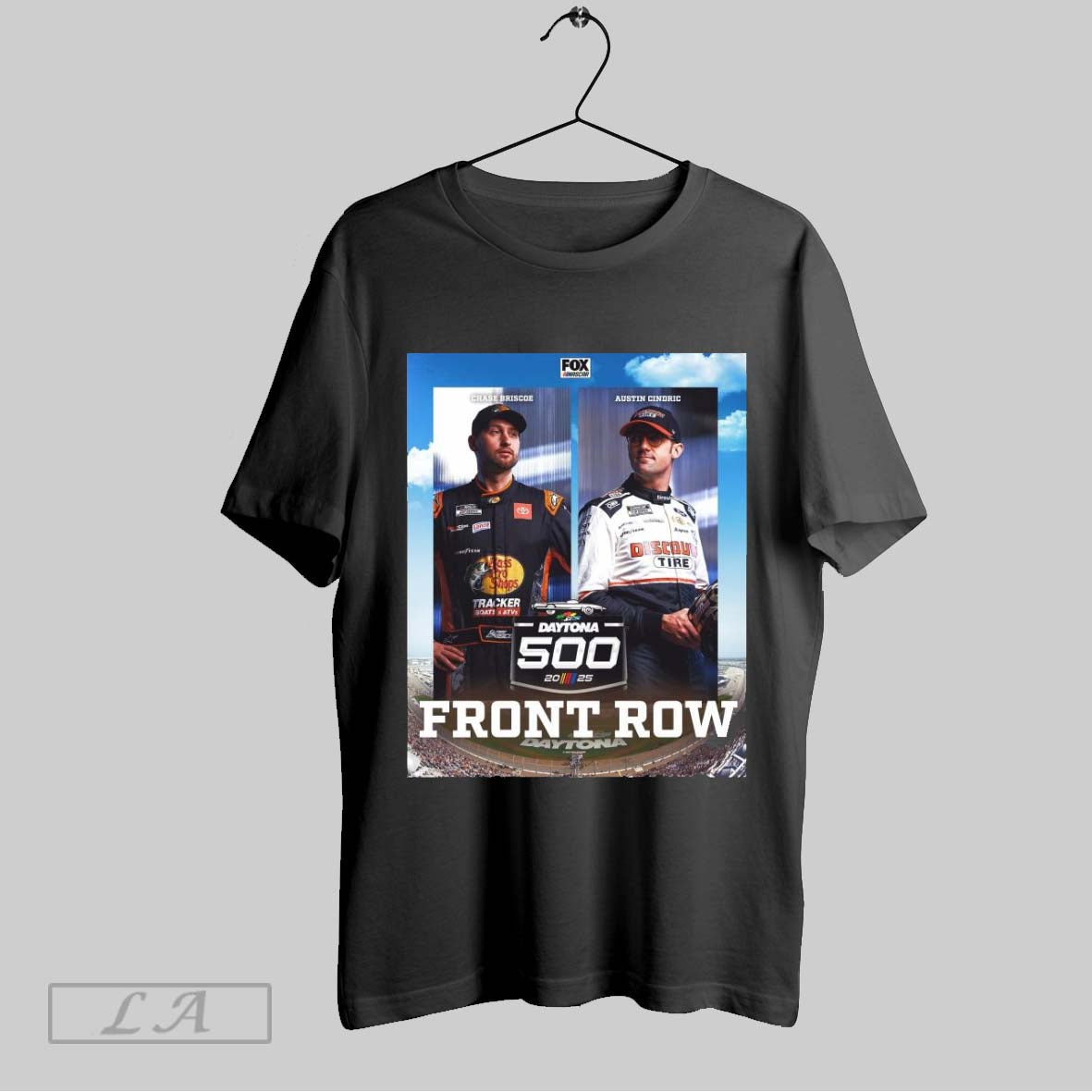 Top Poster Chase Briscoe And Austin Cindric Daytona 500 2025 Front Row Fox Nascar Sweatshirt T Shirt