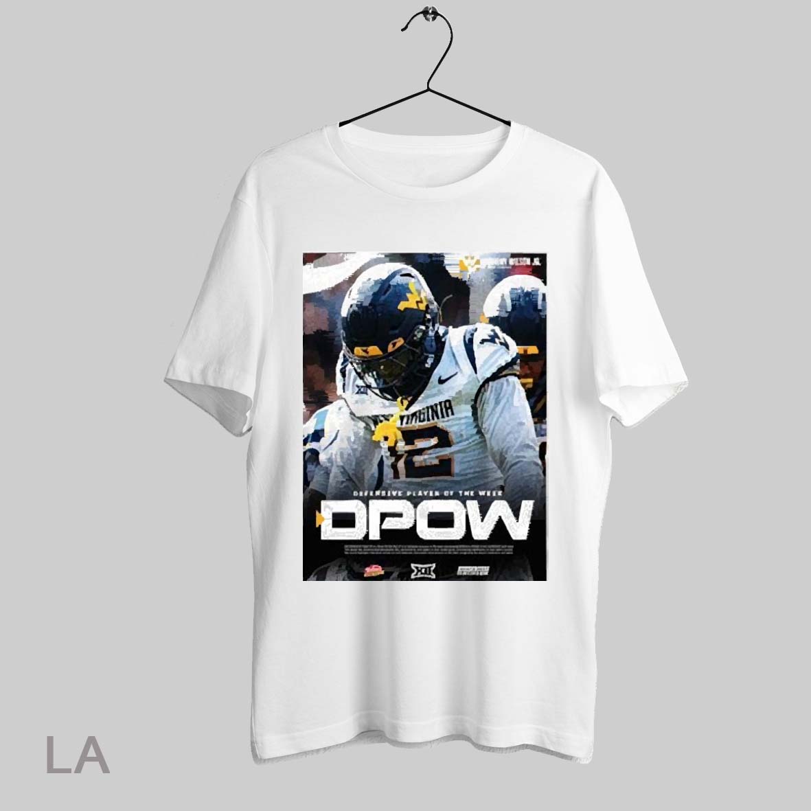 Top Poster Dpow Big 12 Anthony Wilson Jr West Virginia Mountaineers Co Defensive Player Of The Week T Shirt Sweatshirt Hoodie Shirt
