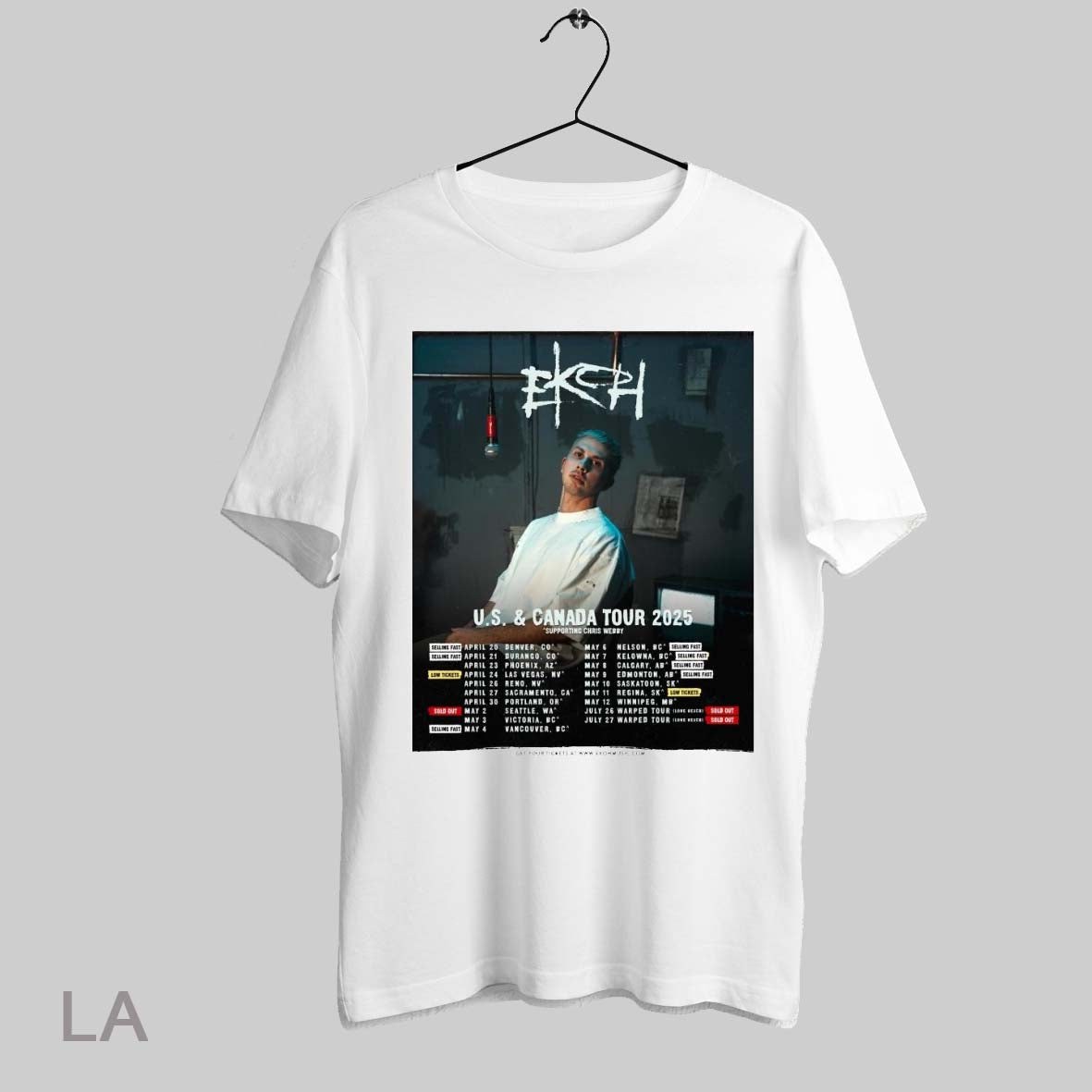 Top Poster Ekoh U S Canada Tour 2025 Supporting Chris Webby April May And July Denver Co T Shirt Sweatshirt Hoodie Shirt