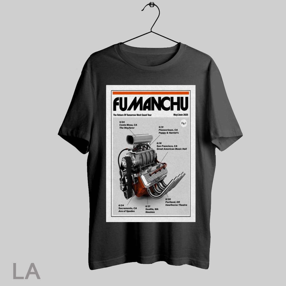 Top Poster Fu Manchu Band May And June 2025 The Return Of Tomorrow West Coast T Shirt Sweatshirt Hoodie Shirt
