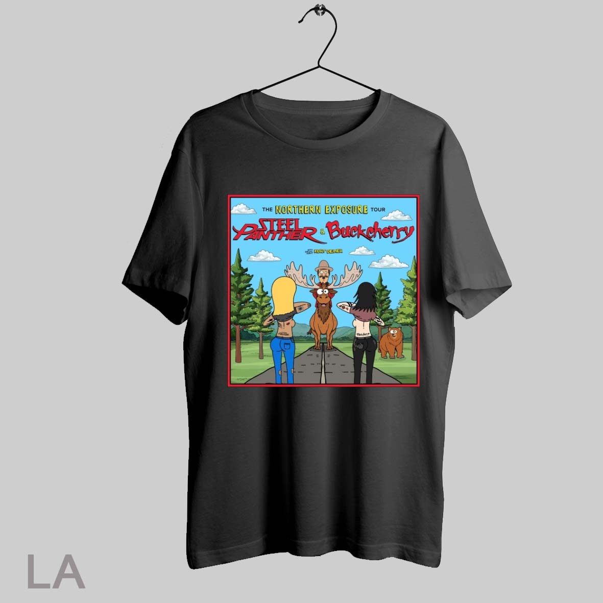 Top Poster The Northern Exposure Tour 2025 Steel Panther Buckcherry With Special Guest Kurt Deimer T Shirt Sweatshirt Hoodie Shirt