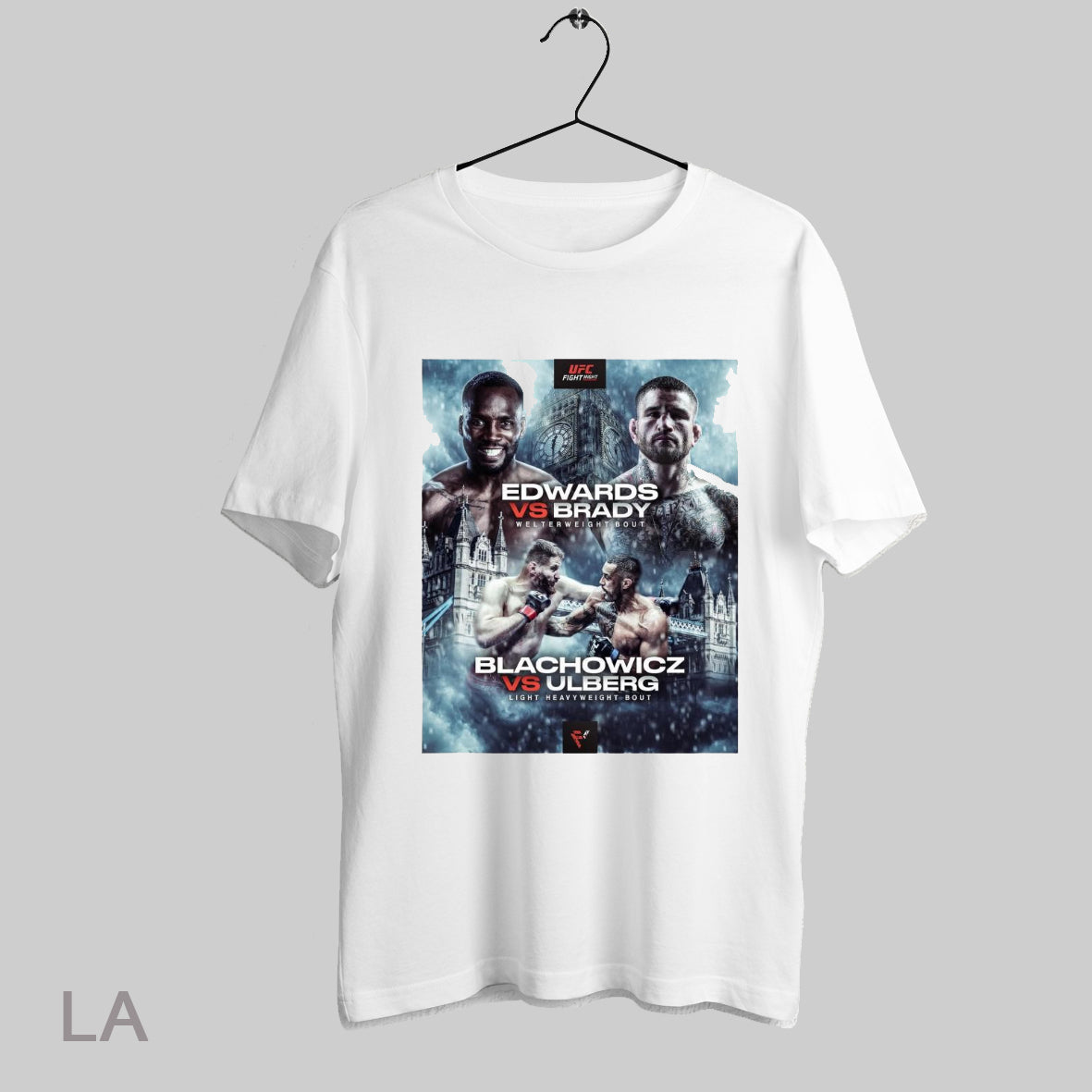 Top Poster Ufc Fn Edwards Vs Brady Welterweight Bout Blachowicz Vs Ulberg Light Heavyweight Bout Mar 22 T Shirt Sweatshirt Tee Shirt