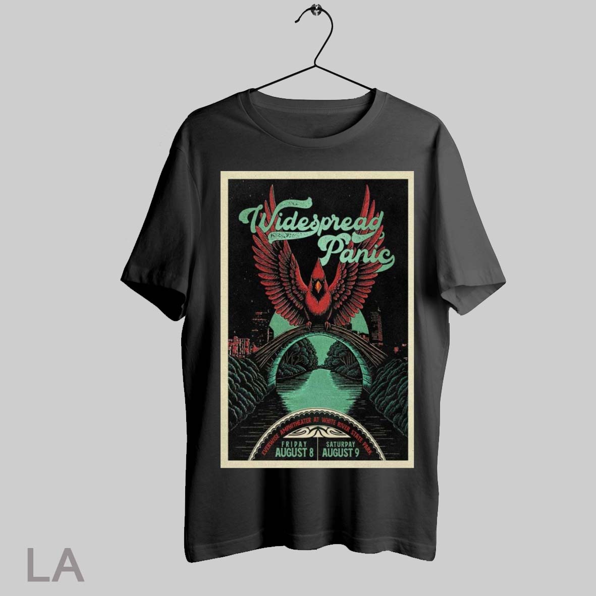 Top Poster Widespread Panic August 8 9 2025 Everwise Amphitheater At White River State Park Indianapolis In Tour T Shirt Sweatshirt Hoodie Shirt