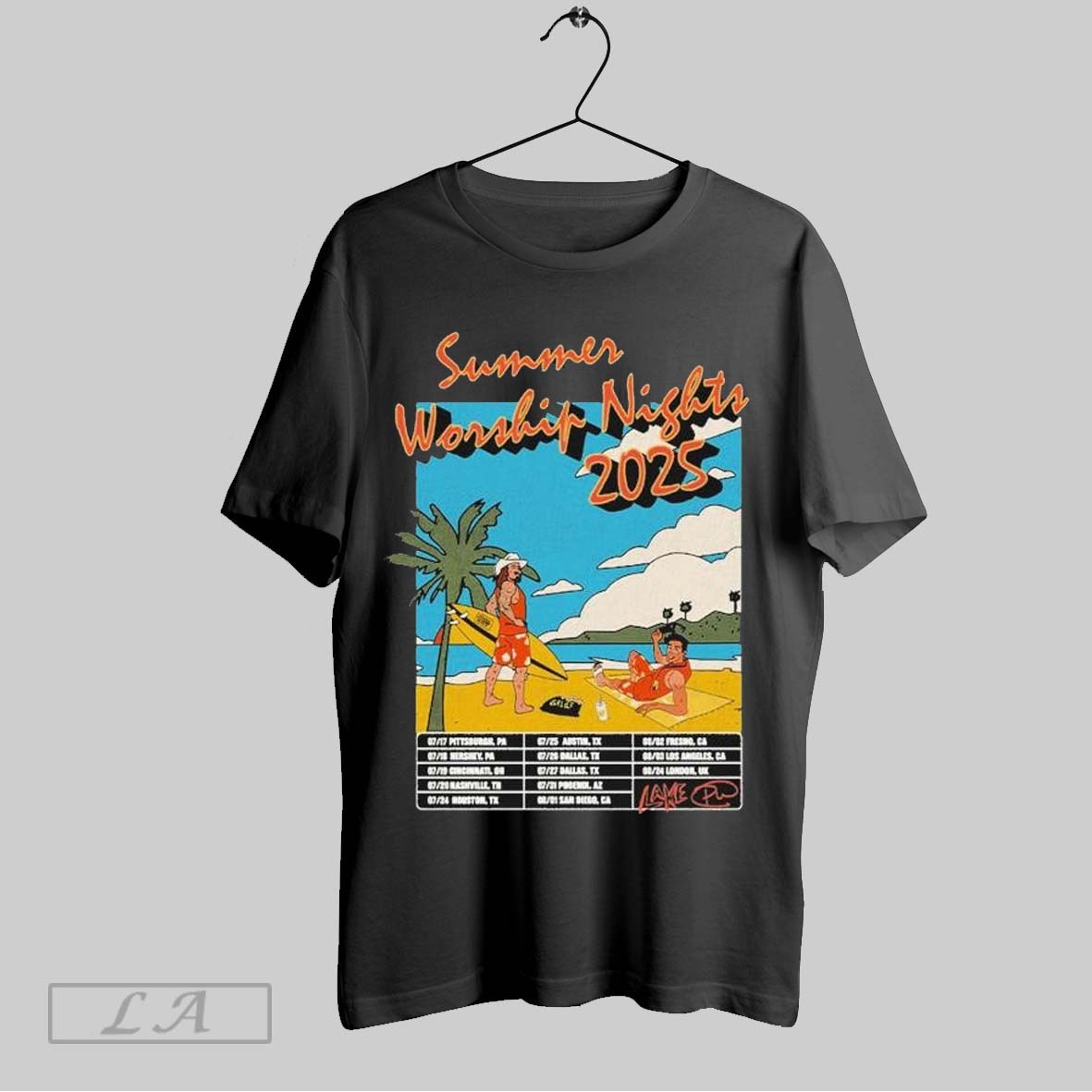 Top Summer Worship Nights 2025 Tour T Shirt Sweatshirt Hoodie Shirt