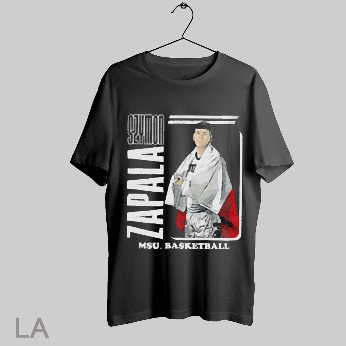 Top Szymon Zapala Msu Basketball Cartoon 2025 T Shirt Sweatshirt Hoodie Shirt