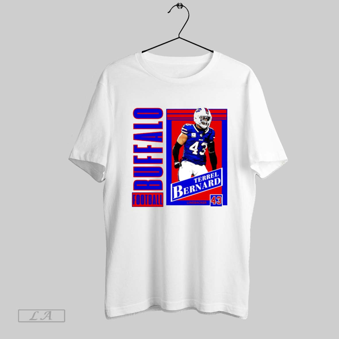 Top Terrel Bernard 43 Buffalo Bills Football Linebacker T Shirt Sweatshirt Hoodie Shirt