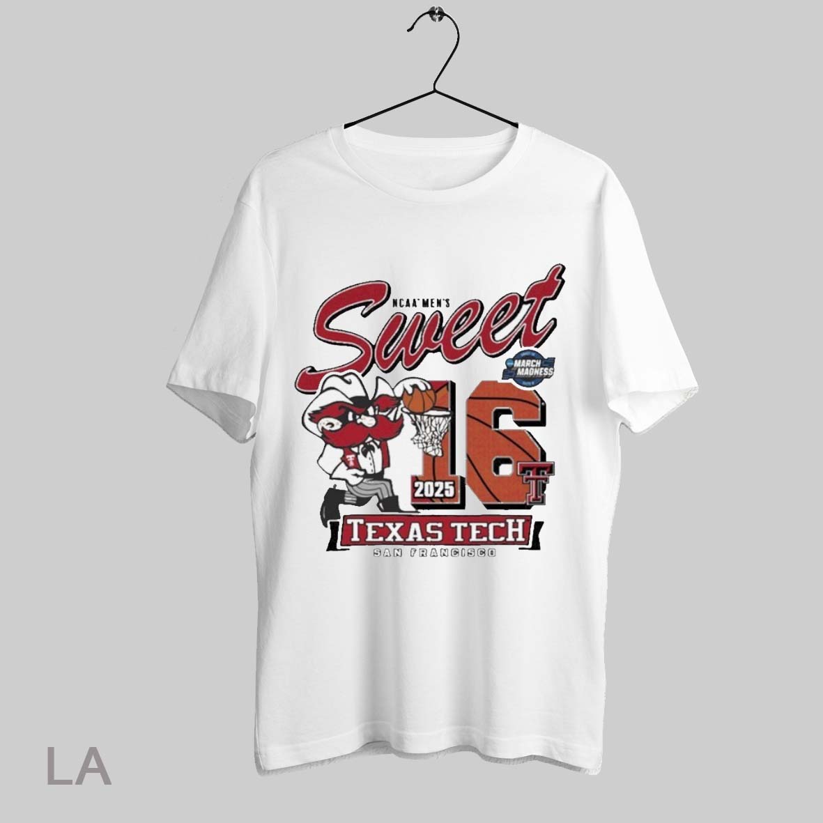 Top Texas Tech Basketball 2025 Sweet 16 Dunk On You T Shirt Sweatshirt Hoodie Shirt